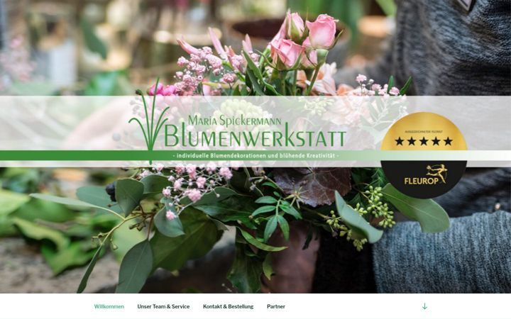 Screenshot of blumenwerkstatt-resse.de
