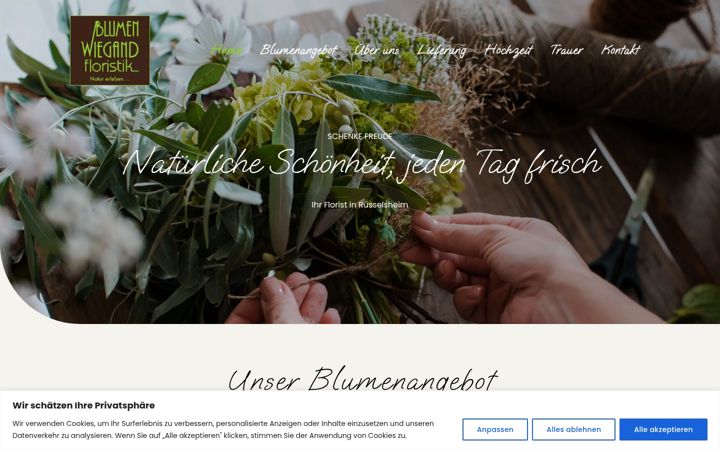 Screenshot of blumenwiegand.de