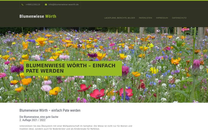 Screenshot of blumenwiese-woerth.de