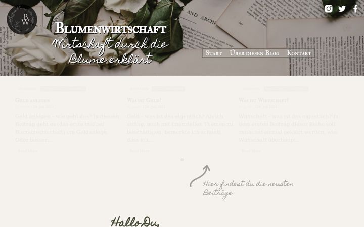 Screenshot of blumenwirtschaft.de
