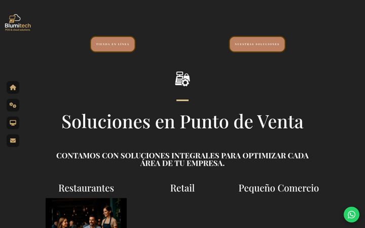 Screenshot of blumitech.com.mx