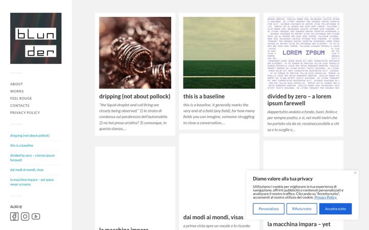 Screenshot of blunder.online