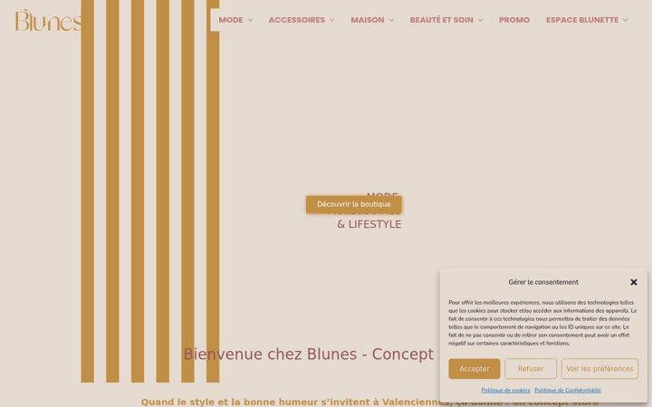Zrzut ekranu blunes.fr