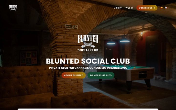 Zrzut ekranu bluntedsocialclub.com