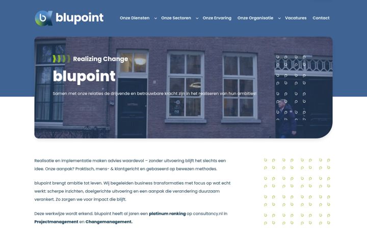 Screenshot of blupoint.nl