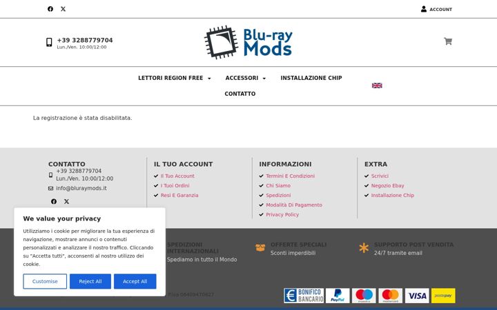 Screenshot of bluraymods.it