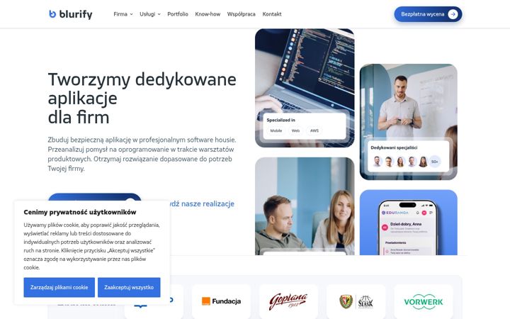 Képernyőkép: blurify.pl