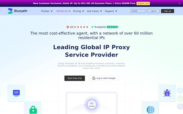 Screenshot of blurpath.com