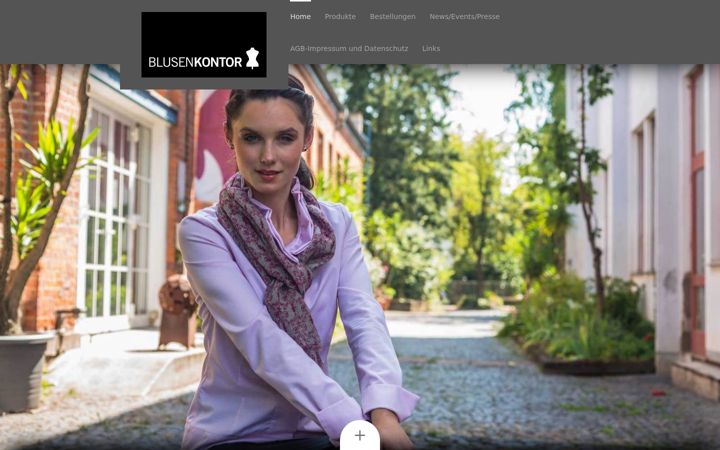 Képernyőkép: blusenkontor.de