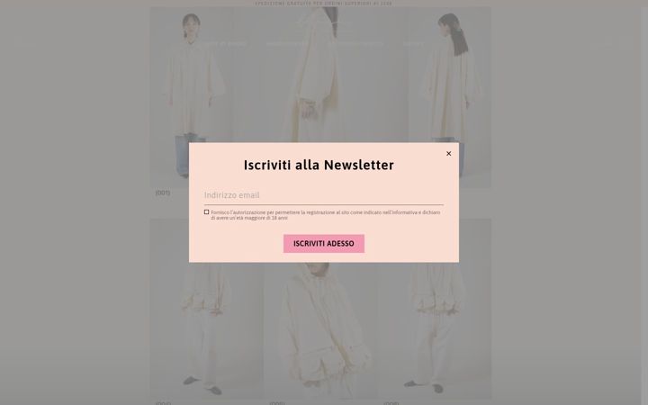 Screenshot of blush-shop.it