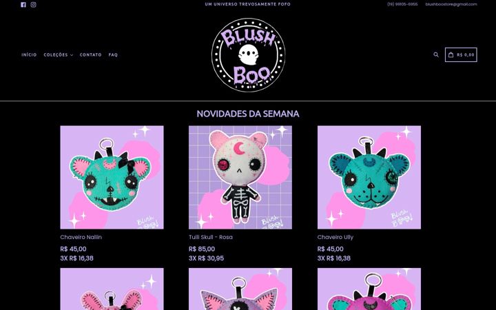 Screenshot of blushboostore.com.br