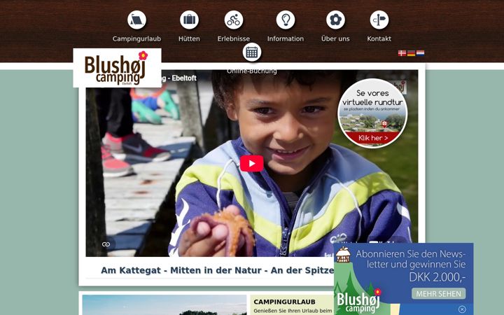 Screenshot of blushoj-camping.de