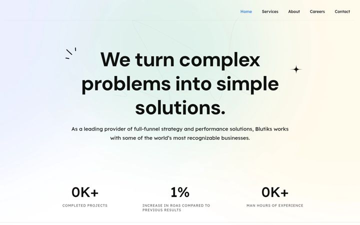 Екранна снимка на blutiks.com