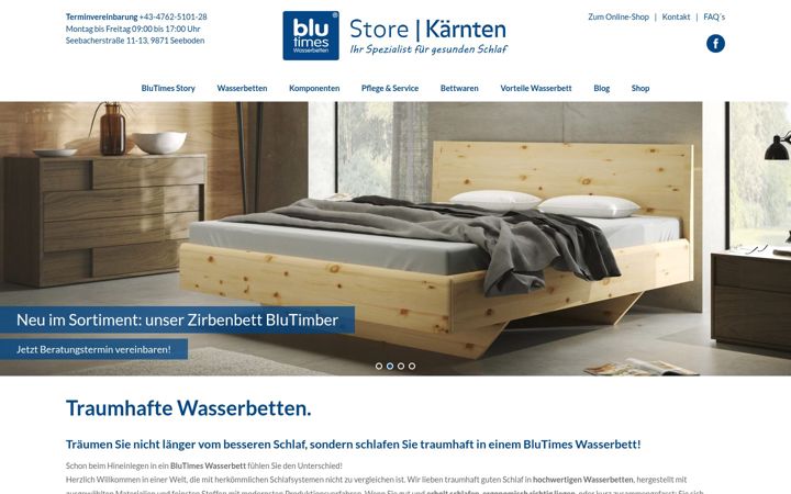 Екранна снимка на blutimes-kaernten.at