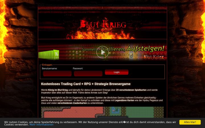 Screenshot of blutkrieg.de