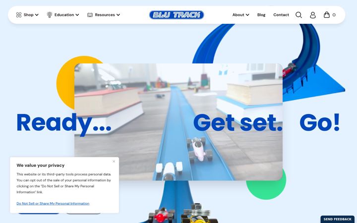 Snímek obrazovky blutrack.com
