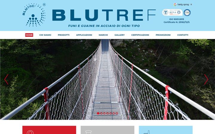 Screenshot of blutref.it