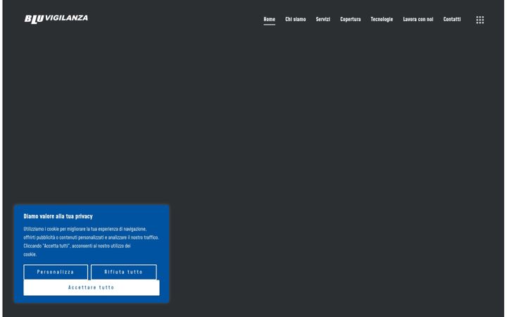 Screenshot of bluvigilanza.it