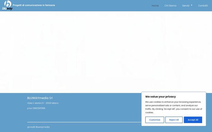 Screenshot of bluwaymedia.com