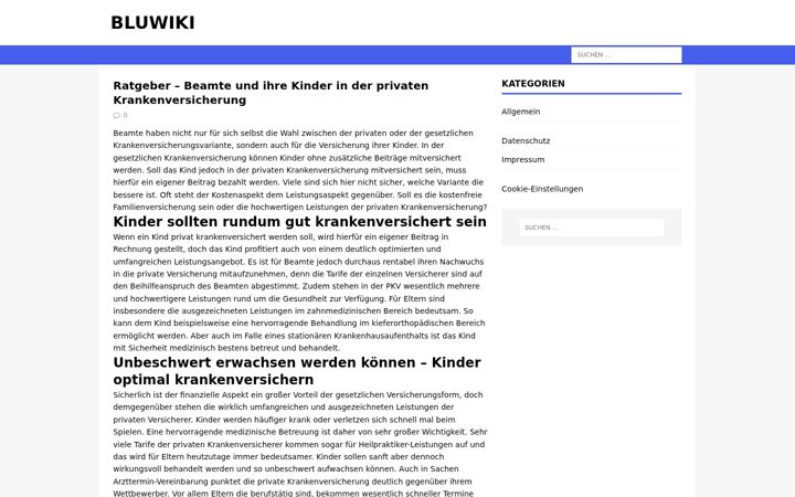 Skærmbillede af bluwiki.org