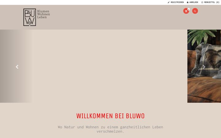 Screenshot of bluwo.ch