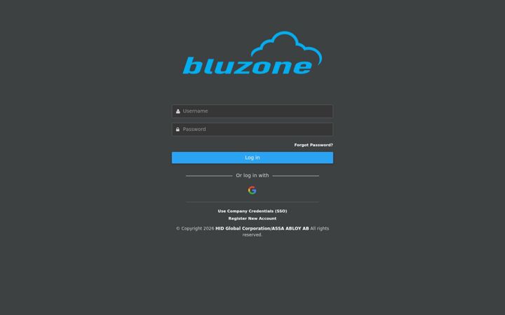Screenshot of bluzone.io