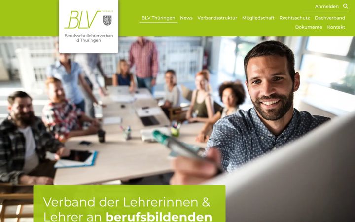 Screenshot of blv-thueringen.de