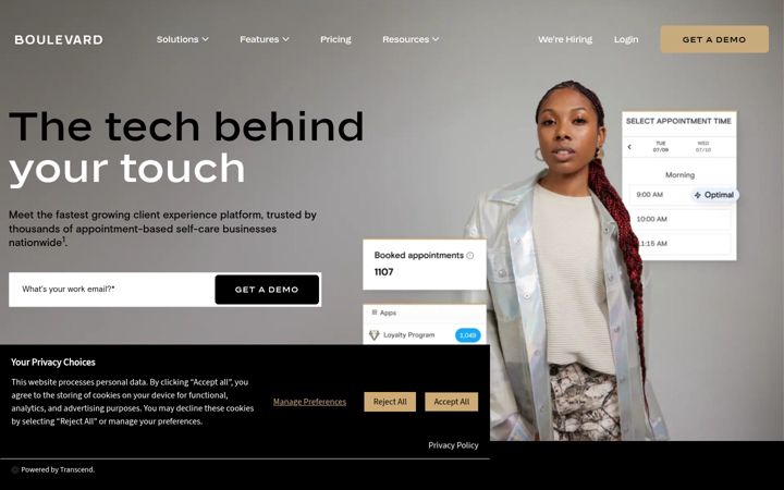 Screenshot of blvd.co