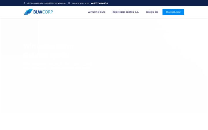 Screenshot von blwcorp.pl