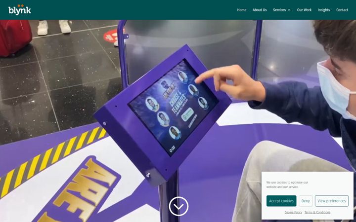 Screenshot of blynk.co.uk