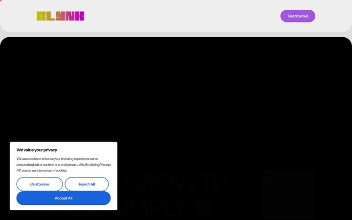 Screenshot of blynkcreatives.com