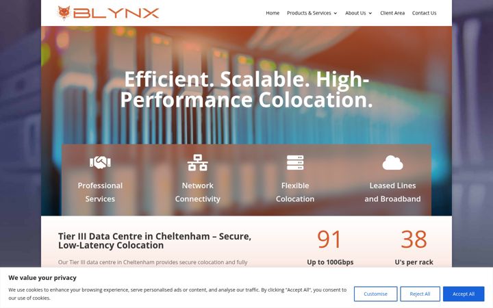 Screenshot von blynxaim.com