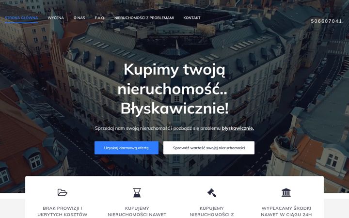 Screenshot of blyskawicznie.pl