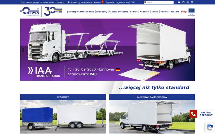 Screenshot von blyss.pl