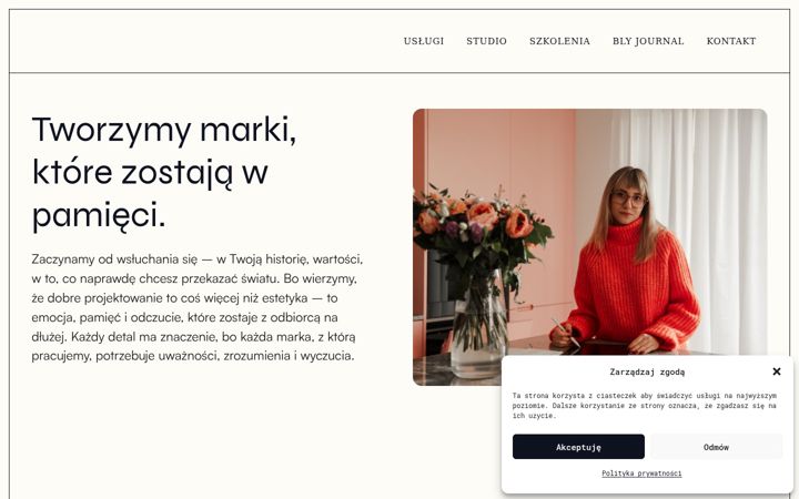 Screenshot of blystudio.pl