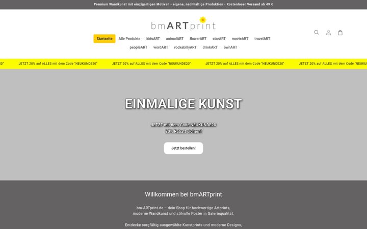 Screenshot von bm-artprint.de