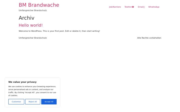 Screenshot of bm-brandwache.de
