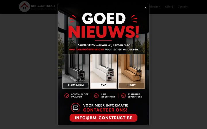 Screenshot of bm-construct.be