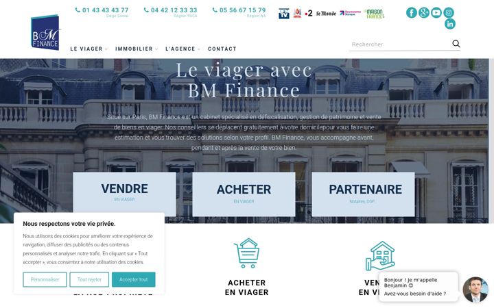 Skærmbillede af bm-finance.fr