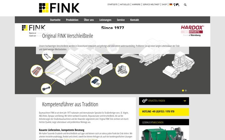 Zrzut ekranu bm-fink.de