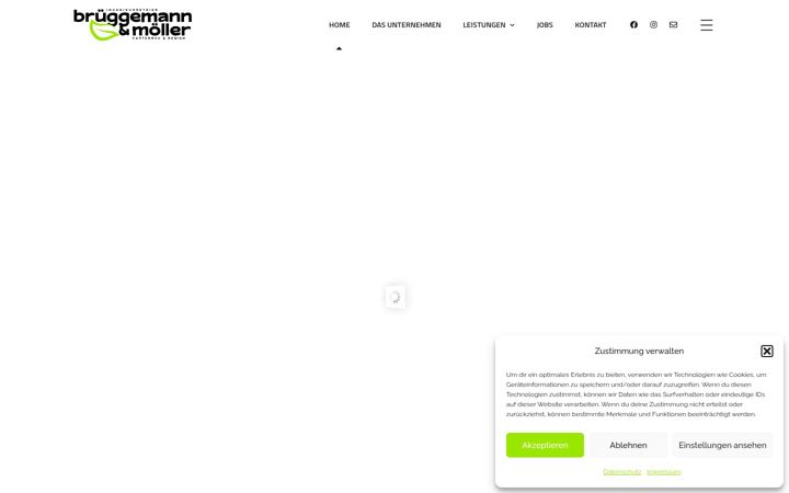 Screenshot of bm-gartendesign.de