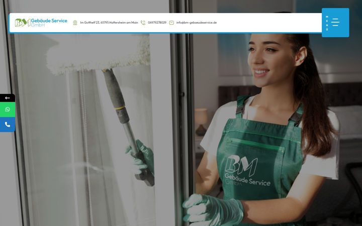 Screenshot of bm-gebaeudeservice.de
