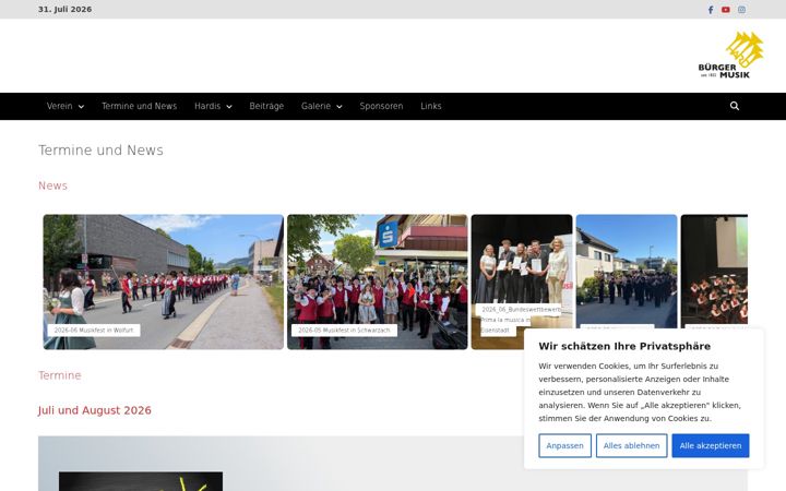 Screenshot of bm-hard.at
