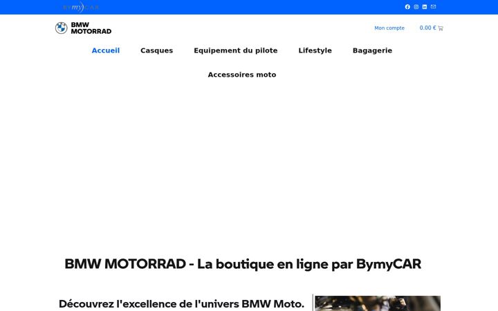 Screenshot of bm-motoroad.com