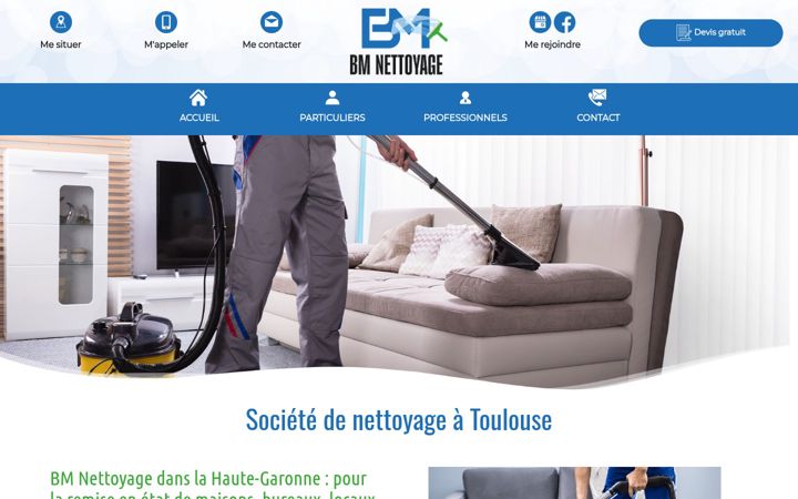 Screenshot of bm-nettoyage31.fr