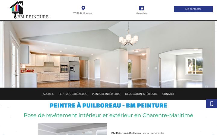 Screenshot of bm-peinture.fr
