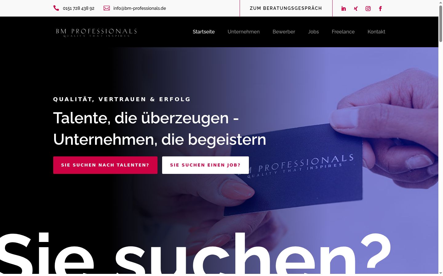 Screenshot des Einwilligungsbanners vor jeglicher Interaktion