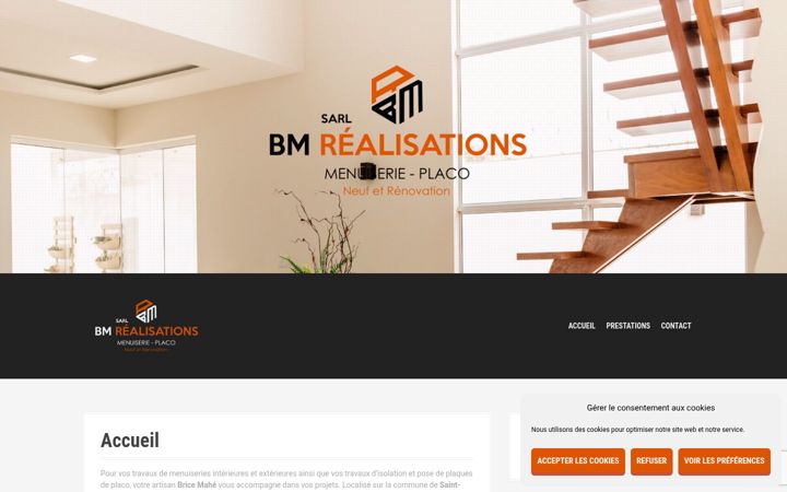 Screenshot of bm-realisations.com