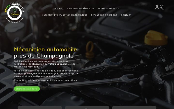 Screenshot of bm39-mecanique.fr