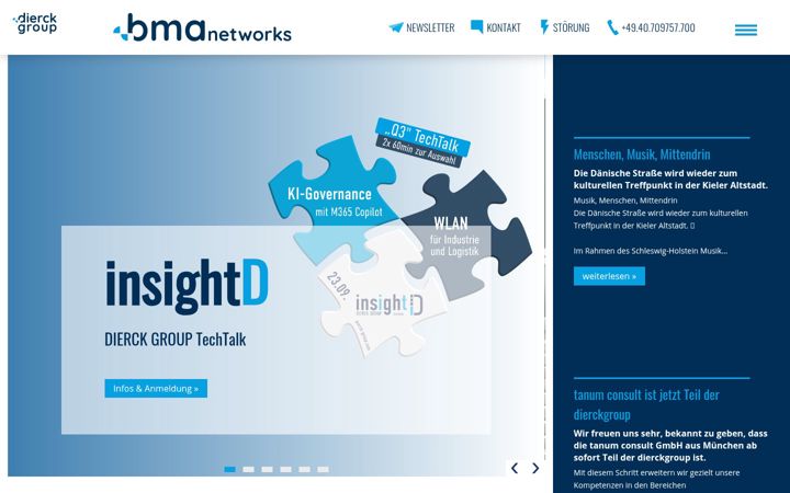 Screenshot of bma-networks.com